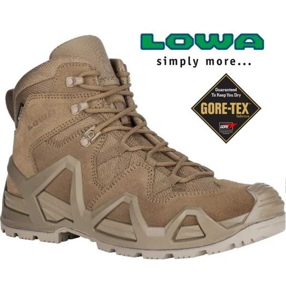 Mens Sz 14 LOWA Tactical Military Outdoor Boots ZEPHYR GTX MK.2 COYOTE Brown NEW